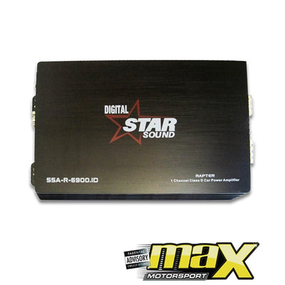 Star Sound SSA-R-6900.1 Rapter Series Monoblock Amplifier- 6900W