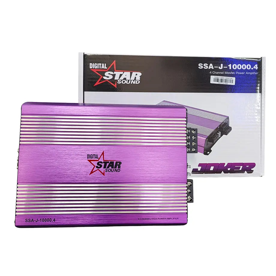 Star Sound SSA-J-10000.4 Joker 4-Channel Amplifier (10 000W)