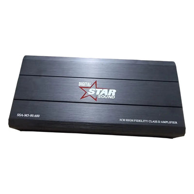 Star Sound SSA-M5-80-600 High Fidelity Class-D 5-Channel Amplifier