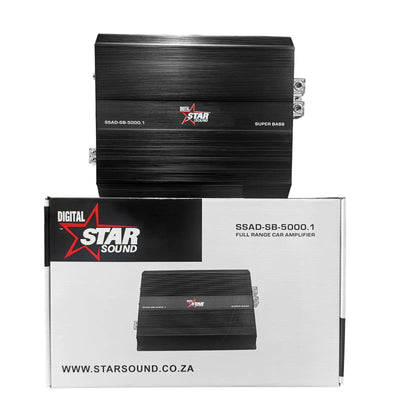 Star Sound SSAD-SB-5000.1 Super Bass Monoblock Amplifier - 5000W RMS