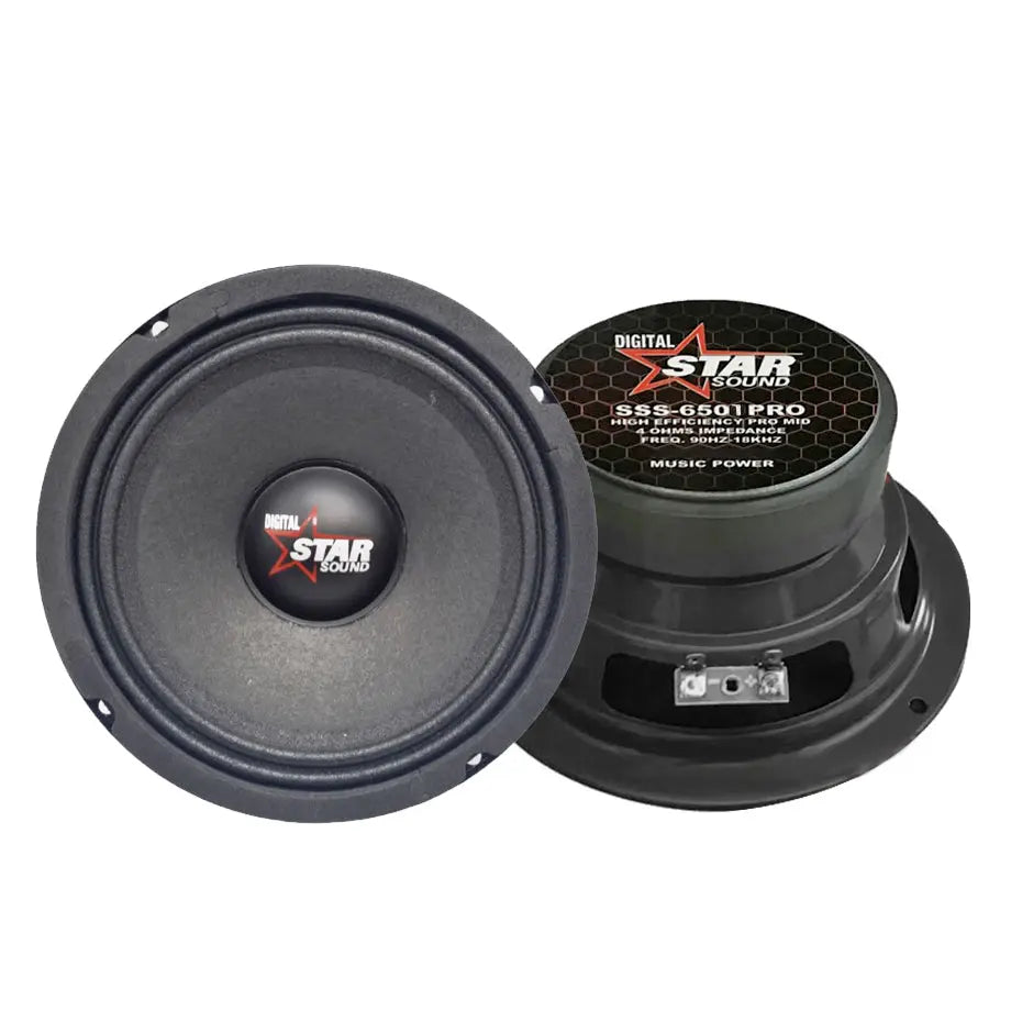 Star Sound SSS-6501PRO 6.5” Pro Series Mids (650W)