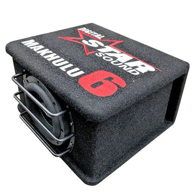 Star Sound SSW-MK-6000A Makhulu Series 6.5″ Compact Subwoofer Enclosure with Built-In Amplifier - 300W RMS