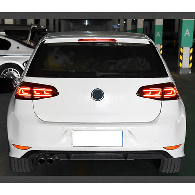 Suitable To Fit - VW Golf 7 / 7.5 IQ Style Smoked Red LED Sequential Taillights