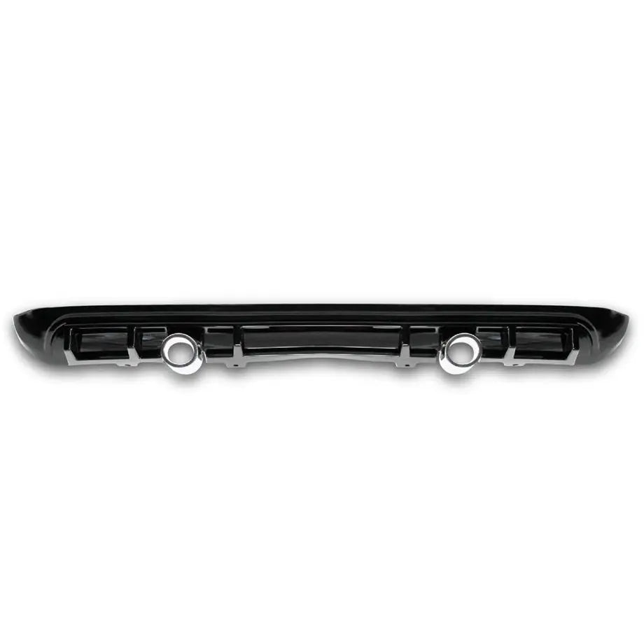 Suitable To Fit - VW Polo 9N3 / Vivo Gloss Black Diffuser With Dummy Exhaust