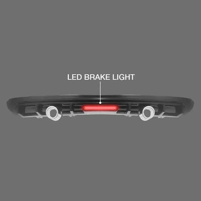 Suitable To Fit - VW Polo 9N3 / Vivo Gloss Black LED Diffuser With Dummy Exhaust