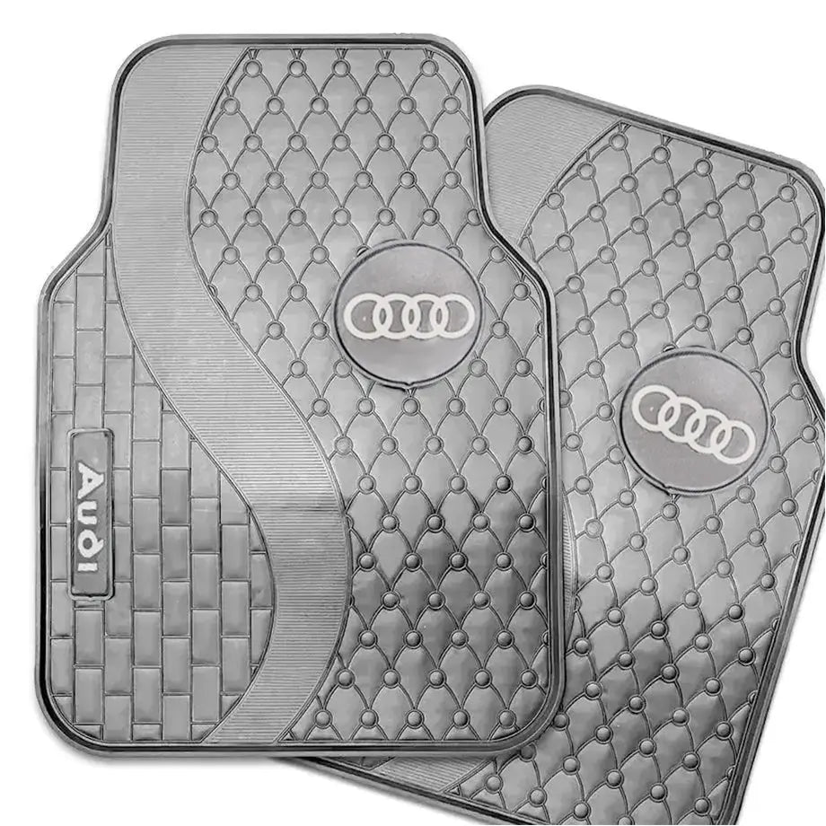 Suitable To Fit - Audi 5-Piece Rubber Car Mats (Grey)