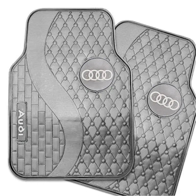 Suitable To Fit - Audi 5-Piece Rubber Car Mats (Grey)