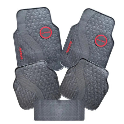 Suitable To Fit - Haval 5-Piece Rubber Car Mats (Red)