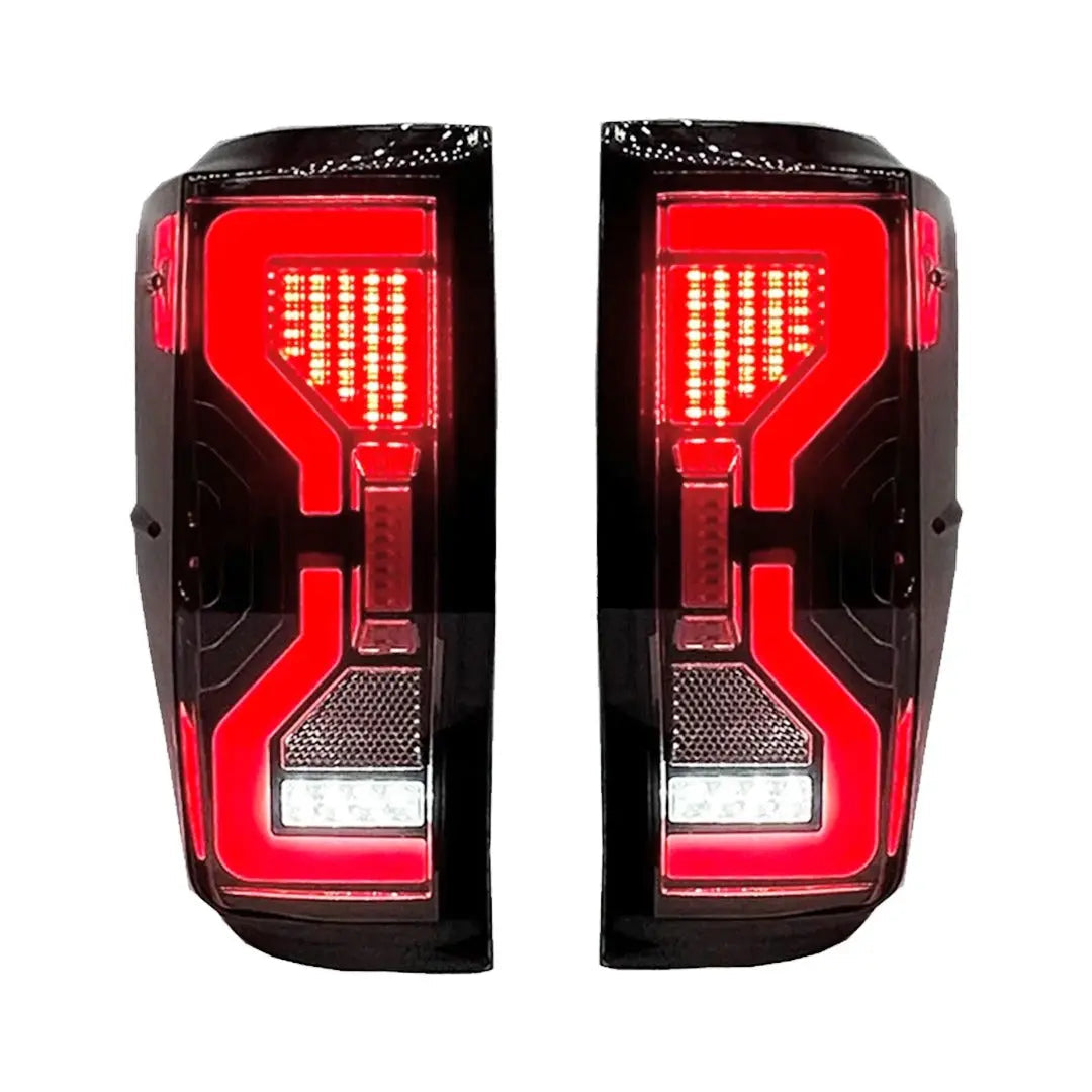 Suitable To Fit -  Ranger T6/T7/T8 (12-22) Next Gen Raptor Style Smoked Black LED Taillights