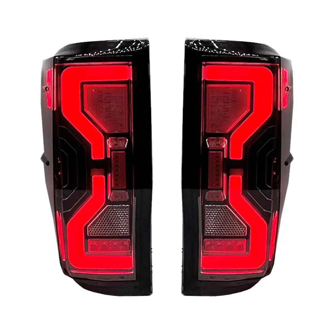 Suitable To Fit -  Ranger T6/T7/T8 (12-22) Next Gen Raptor Style Smoked Black LED Taillights