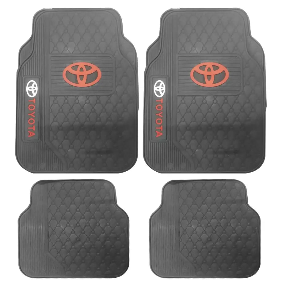 Suitable To Fit - Toyota 4-Piece Rubber Car Mats