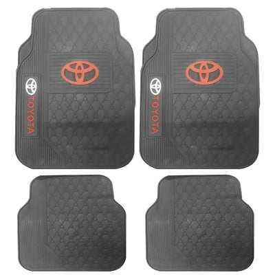 Suitable To Fit - Toyota 4-Piece Rubber Car Mats