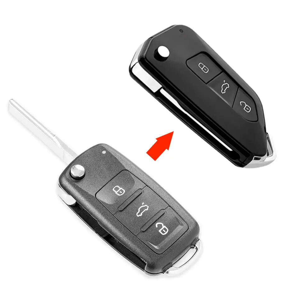 Golf 8 Style 3-Button Switch Blade Conversion Key