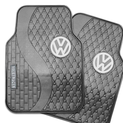 Suitable To Fit - VW 5-Piece Rubber Car Mats (Grey)