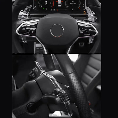 Suitable To Fit - VW Golf 8 Acrylic Ghost Paddle Shift Extensions