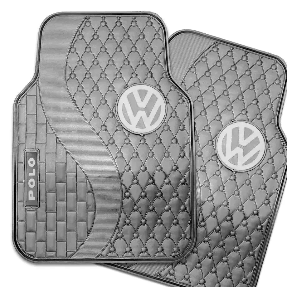Suitable To Fit - VW Polo 5-Piece Rubber Car Mats (Grey)
