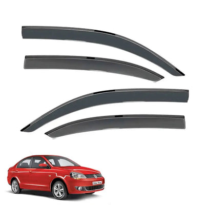 Suitable To Fit - VW Polo 9N3 / Vivo Sedan (05-17) Black Windshield (4-Piece)