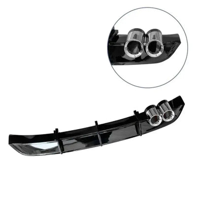 Suitable To Fit - VW Polo 6 TSI To GTI Gloss Black Diffuser With Dummy Exhaust