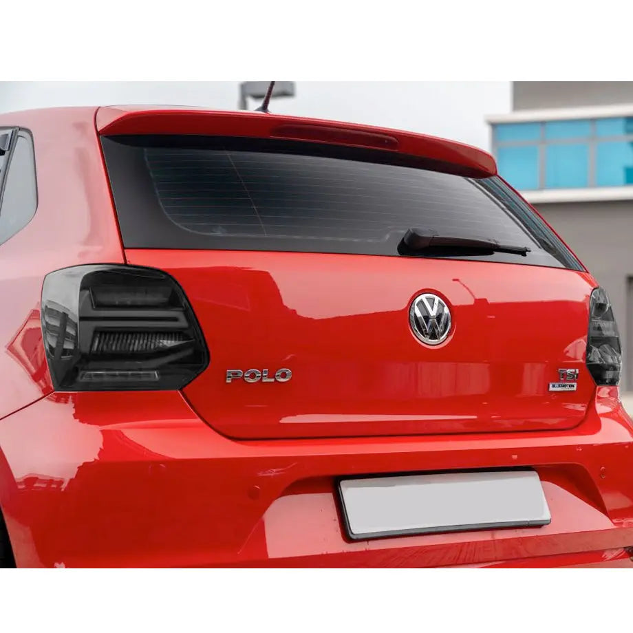 Suitable To Fit - VW Polo 6R Smoked Black LED Sequential Taillight