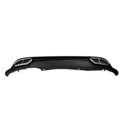 Suitable To Fit - VW Polo 8 Life (23-On) Gloss Black R-Line Style Rear Diffuser