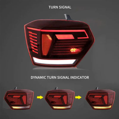 Suitable To Fit - VW Polo 8AW (18-21) Smoked Red LED Sequential Taillight