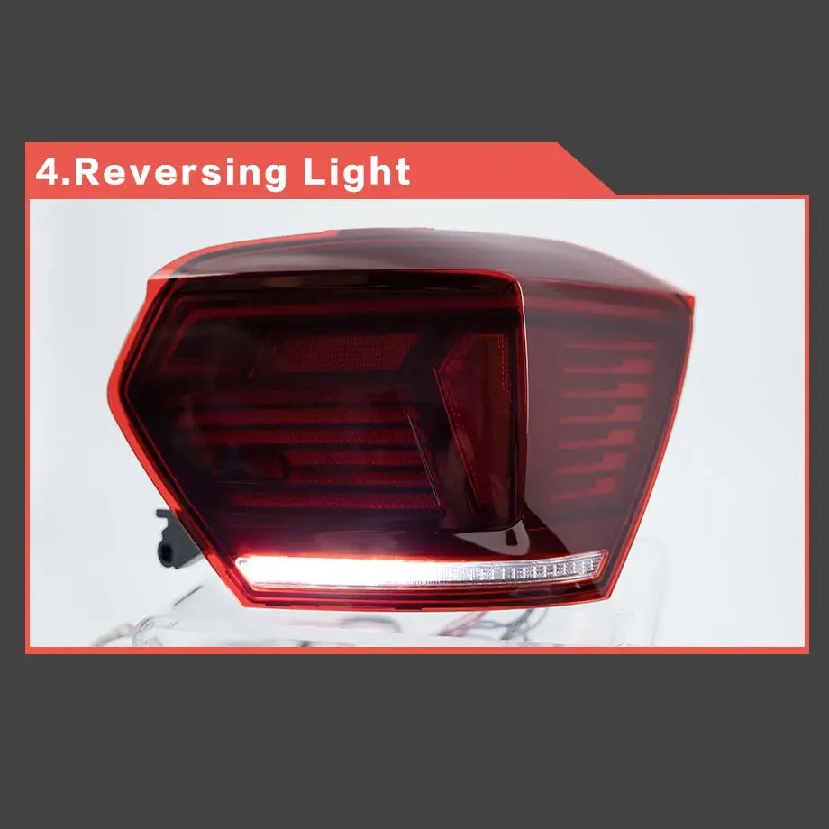 Suitable To Fit - VW Polo 8AW (18-21) Smoked Red LED Sequential Taillight