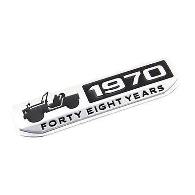 Suzuki Jimny 1970 Anniversary Metal Emblem Badge
