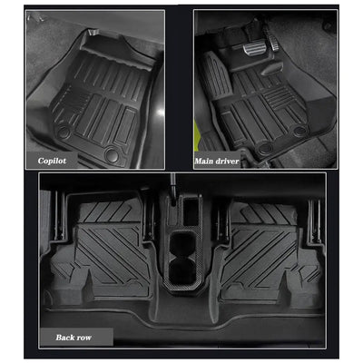 Suzuki Jimny (18-On) Automatic Models - Moulded TPE Rubber Floor Mats (3-Piece)