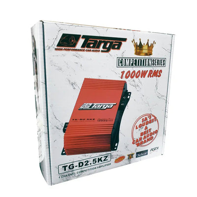 Targa TG-D2.5KZ Competition Series Monoblock Amplifier (1000W RMS)