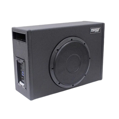 Targa TG-TSA208B 8-Inch Active Subwoofer Enclosure with Built-In Amplifier - 12000W