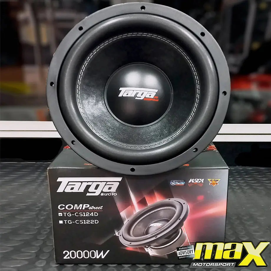 Targa TGCS124D 12" Comp Street D4 DVC Subwoofer (20000W)