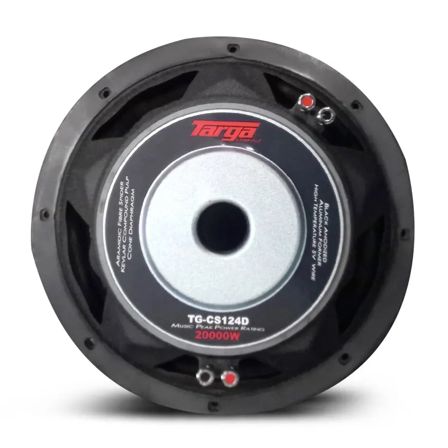 Targa TGCS124D 12" Comp Street D4 DVC Subwoofer (20000W)