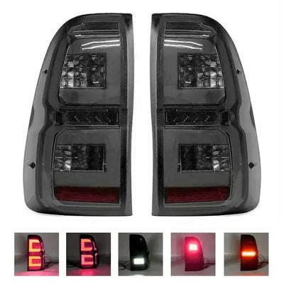 Toyota Hilux Revo (16-On) Smoked Black LED Taillights