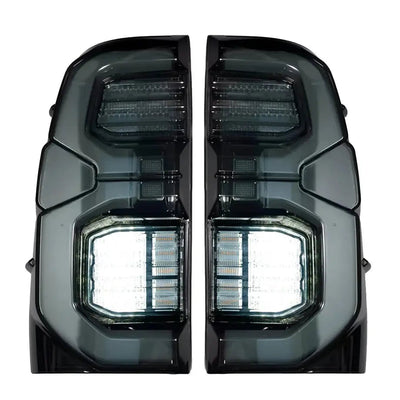 Toyota Hilux GR Sport Style (16-On) Smoked Black LED Taillights