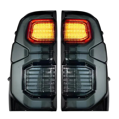 Toyota Hilux GR Sport Style (16-On) Smoked Black LED Taillights