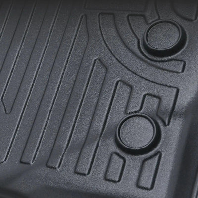 Toyota Hilux (15-On) Double-Cab Moulded TPE Rubber Floor Mats (3-Piece)