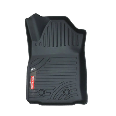 Toyota Hilux (15-On) Double-Cab Moulded TPE Rubber Floor Mats (3-Piece)