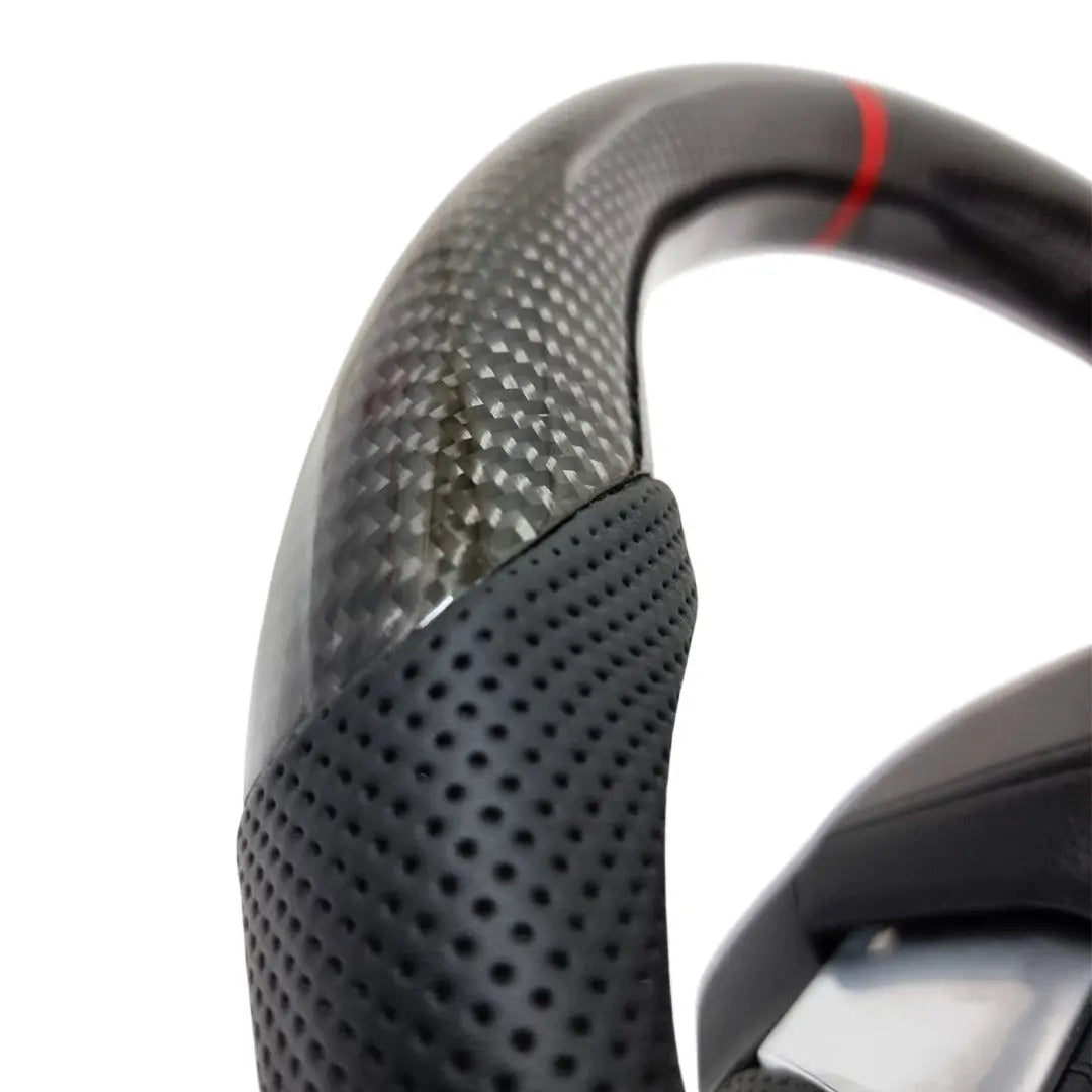 Toyota Land Cruiser LC300 GR Sport Style Genuine Carbon Fibre Upgrade Steering Wheel