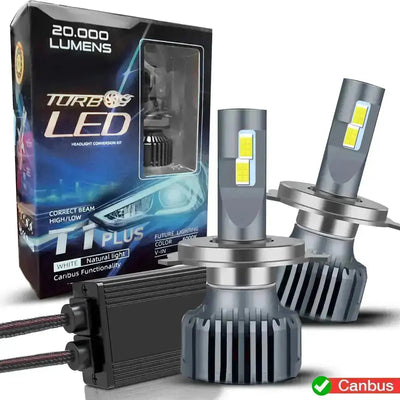 Turbo LED T1-Plus Canbus Headlight Bulb Kit - 9005