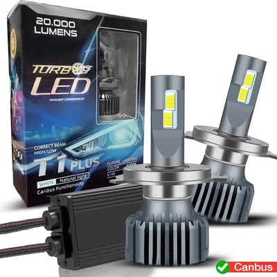 Turbo LED T1-Plus Canbus Headlight Bulb Kit - H11