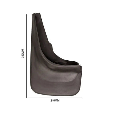 Universal 2-Piece Moulded Rubber Mud Flaps (Long)