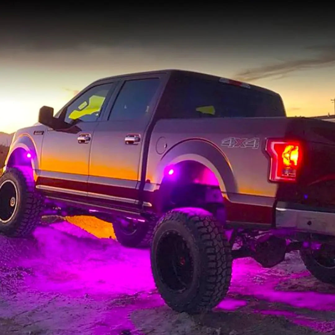 Universal 4 Pod RGB App Controlled LED Rock Lights