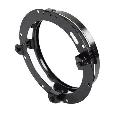 Universal 7 Inch Jeep Style Dynamic Start Up DRL LED Projector Headlight Plus Mounting Bracket (4-Piece)