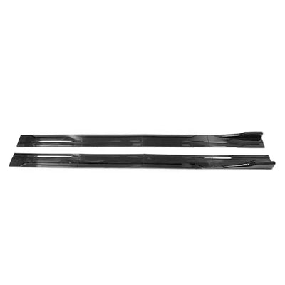 Universal 8-Piece Gloss Black Side Skirts Extensions