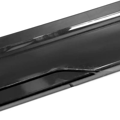 Universal 8-Piece Gloss Black Side Skirts Extensions