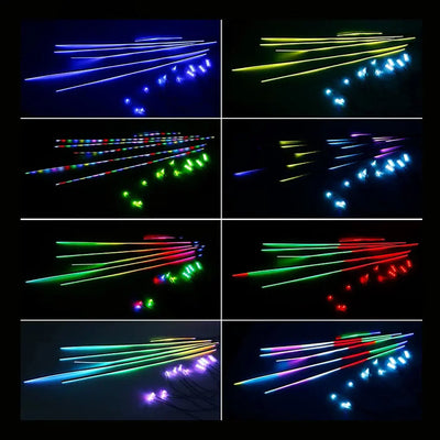 Universal Car Interior RGB Ambient Lighting Kit - App Controlled