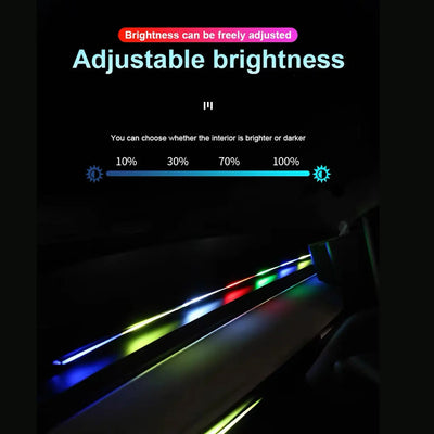 Universal USB Powered Car Interior RGB Ambient Lighting Kit - App Controlled