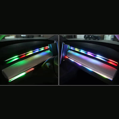 Universal USB Powered Car Interior RGB Ambient Lighting Kit - App Controlled