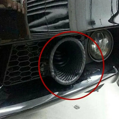 Universal Carbon Look Bumper Air Duct Funnel