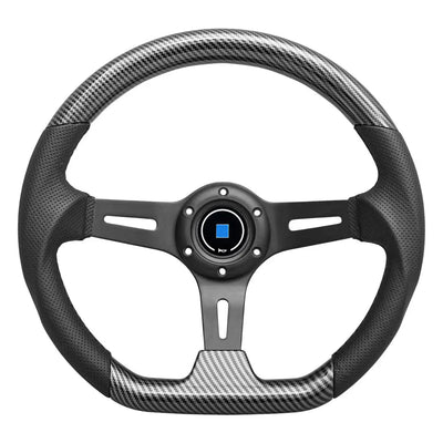 Universal Flat Bottom Drift Style Steering Wheel (320mm)